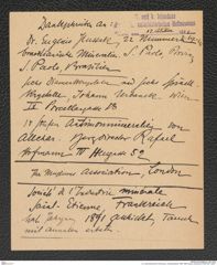 k.k. naturhistorisches Hofmuseum, Intendanzakten 1885-1896 (Hauer), Aktenzahl Z.609/1891, Seite 1